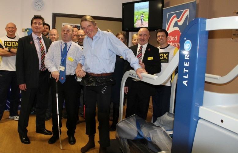 Military charity unveils new antigravity treadmill purchased after