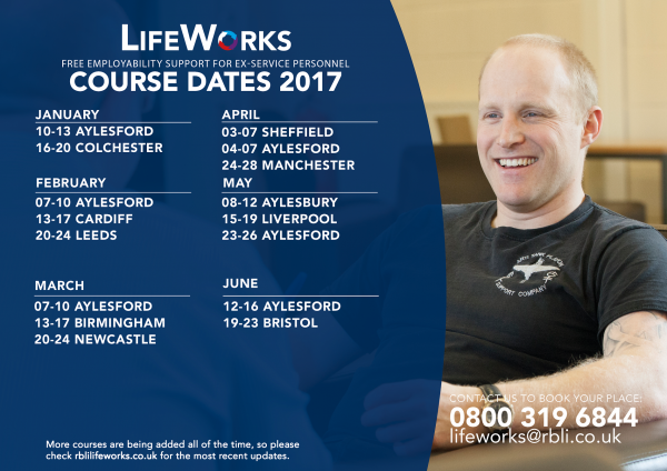 LifeWorks - Course Dates 2017