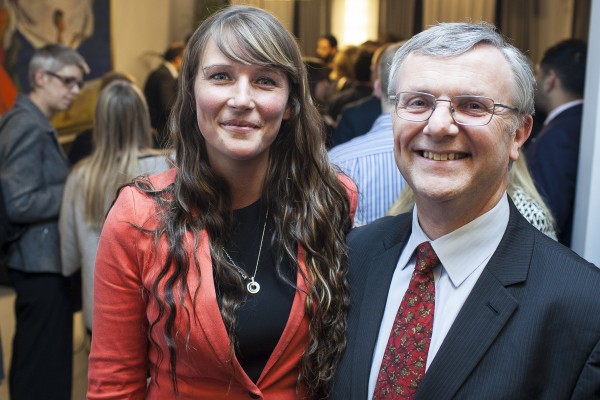 Dr Marie-Louise Sharp and Chief Executive FiMT, Air Vice-Marshal Ray Lock CBE