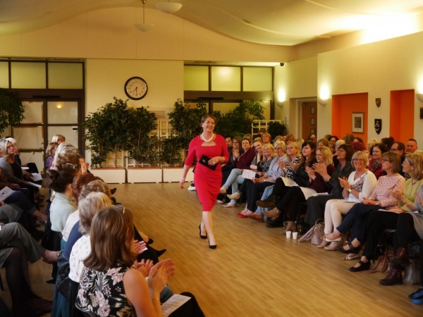 Image: QAHH Nurse, Margaret Taylor, takes to the runway