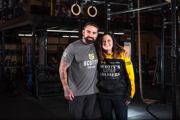 Ant Middleton and Scotty's founder Nikki Scott