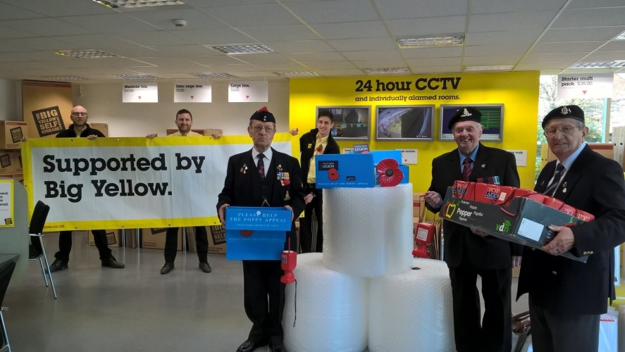 Big Yellow Storage offers helping hand to Royal British Legion Cobseo
