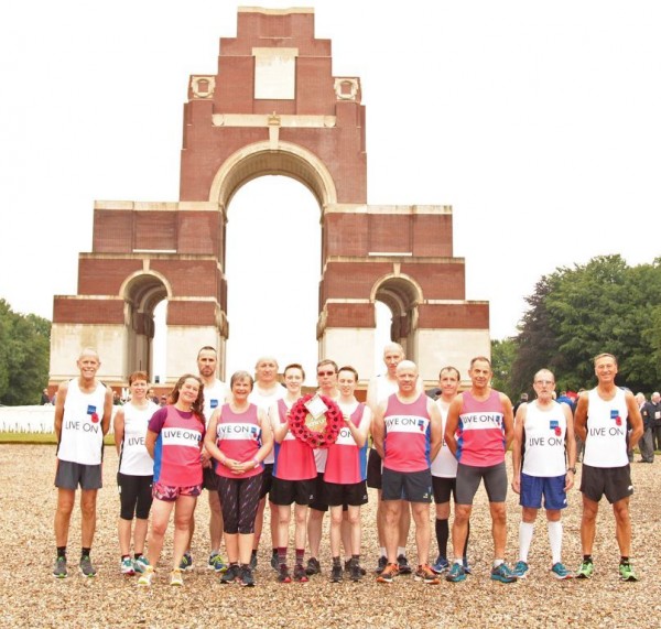 Commemorative Somme Poppy Run