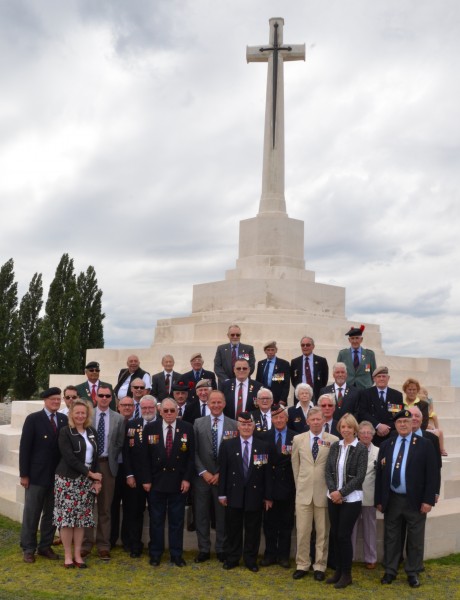 Our group at Tyne Cot Cemetery