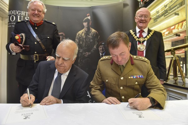 Broughton House signs the Armed Forces Covenant