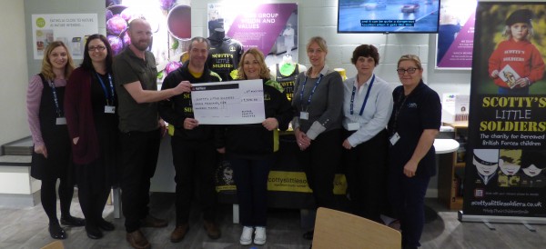  (L to R) - Nicola Newcombe, Emma Twell, Lee Brown, Stewart Mcgeoch (SLS), Tammy Green (SLS) Mel Grange, Debbie Perry, Carole Hayward.