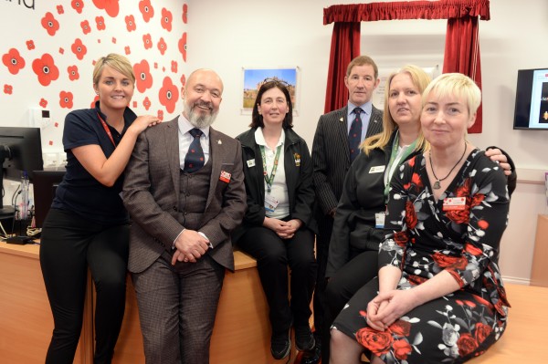 Photo Caption:-  News release: Wednesday, 21st March 2018; for immediate release  AIR MARSHAL GIVES POPPYSCOTLAND’S LATEST VENTURE ITS OFFICIAL OPENING Poppyscotland’s newest welfare centre, The MacRobert Centre, which will serve the near-40,000 members of the Armed Forces community living in and around Ayrshire, was officially opened by Air Marshal Stuart Atha today (Wednesday, 21st March 2018). Air Marshal Atha, 55, who is the Deputy Commander Operations and was born just a few miles away from the new Poppyscotland Ayrshire Welfare Centre, in Kilmarnock, was joined by The MacRobert Trust’s Chairman (Elect), local dignitaries, fellow members of the Armed Forces, veterans and the charity’s Chief Executive, Mark Bibbey. The West of Scotland has enjoyed close links with the Armed Forces for many years. Around 37,000 individuals who have served or are still serving, and their families live in the area, and now, thanks to generous funding from both The MacRobert Trust and LIBOR, Poppyscotland has opened this specialist support and advice centre in Kilmarnock to provide one-to-one local contact. Commenting on the opening, Air Marshal Atha said: “As someone brought up in Kilmarnock and a member of the Armed Forces, it is a great privilege to open Poppyscotland Ayrshire. The challenges facing those who serve, and those who have served, have resulted in increasing numbers reaching out in their time of need. The team working at The MacRobert Centre will meet that need by delivering joined up support in one location.” Poppyscotland Chief Executive Mark Bibbey added: “We are delighted to have opened our second Welfare Centre in Kilmarnock. Ayrshire is home to many members of Scotland’s Armed Forces community and we look forward to delivering a holistic service to help those who are in need of not only our support, but also that of our sister charities and statutory organisations. “We have already formed strong partnerships with many organisations a