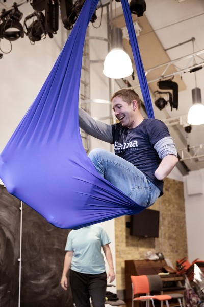 Former infantryman Kirk Bowett, who served with the Mercian Regiment and lost his left arm below the elbow whilst conducting security duties in Iraq in 2013, during an aerial training session