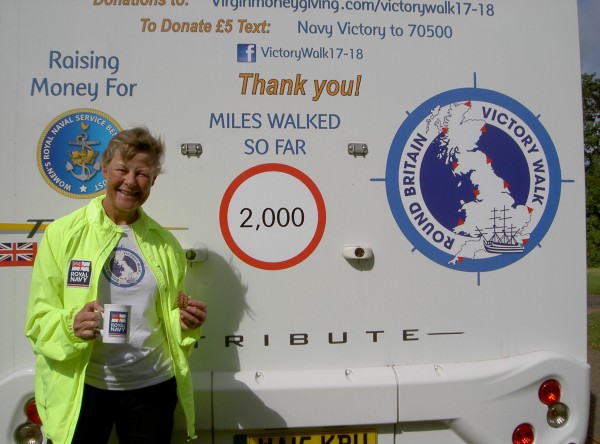 Jane Allen at 2000 miles (Wick)