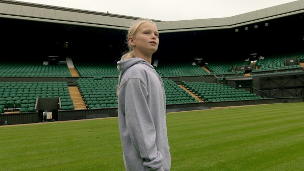 Tia on Centre Court