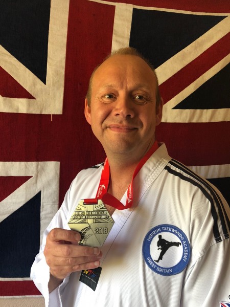 Steve Birkin Team GB silver medal