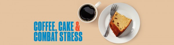 Coffee, Cake and Combat Stress banner