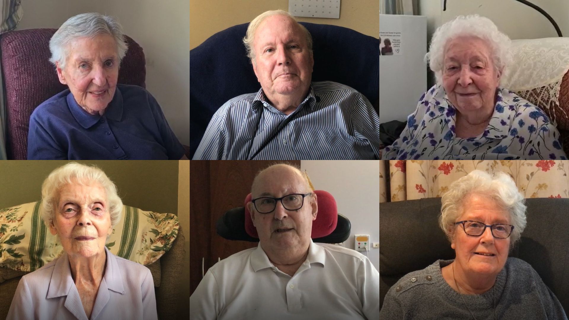 Her Majesty The Queen Care home veterans pay tribute to their Patron