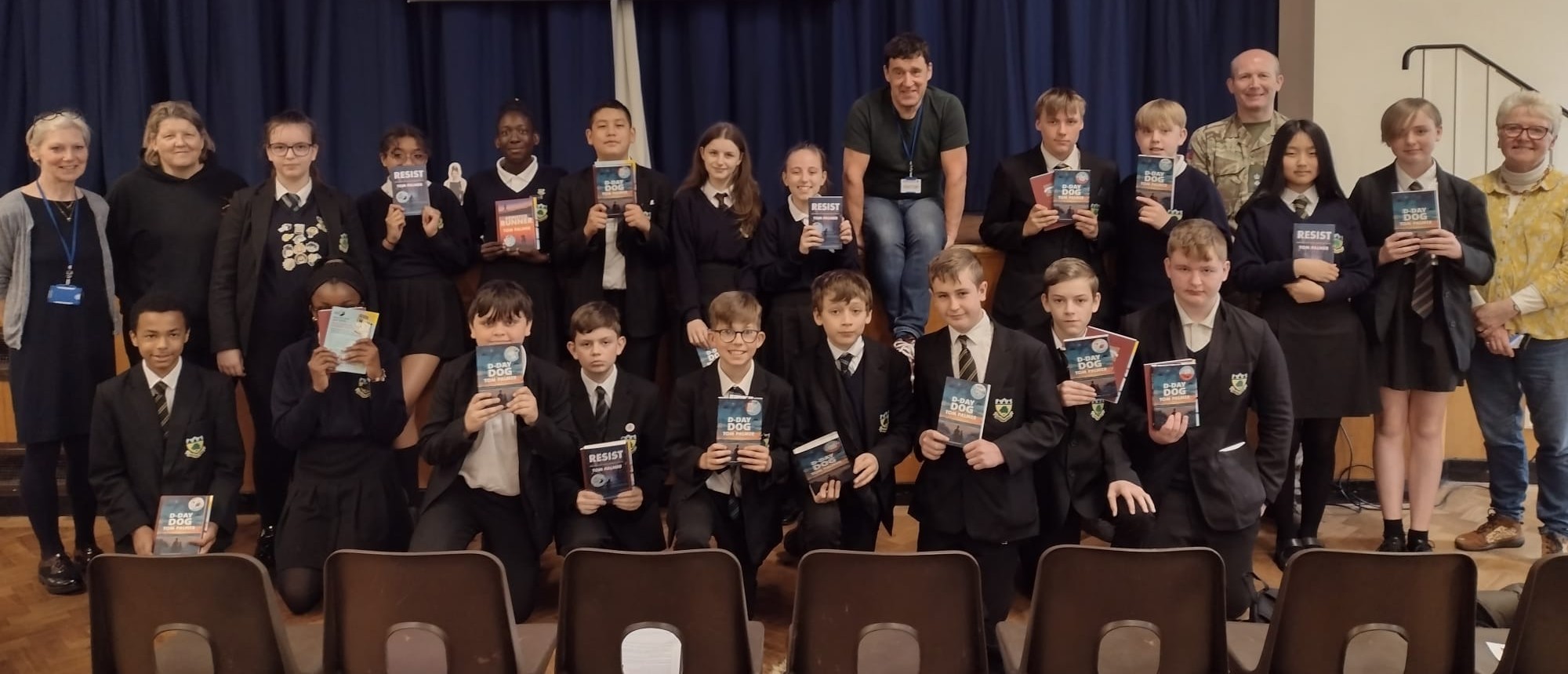 Reading Force takes awardwinning author Tom Palmer into Alderwood