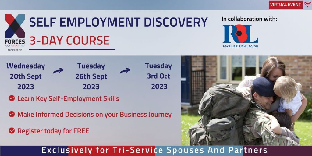 Tri Service Spouses & Partners: Self-Employment Discovery 3-Day Course ...