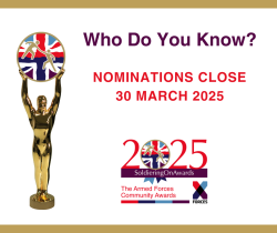 Soldiering On Awards 2025 - Nominations - Co…